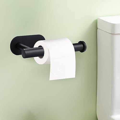 Matte Black Stainless Steel Toilet Paper Holder