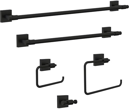 Chic-Mounted chicer 18-inch towel bar Matte Black