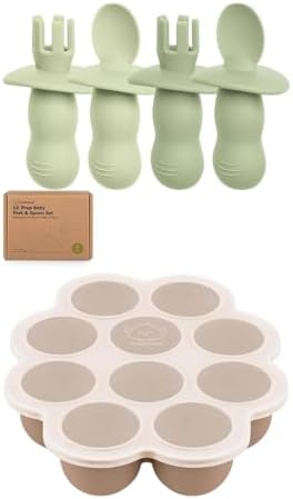 Reusable Silicone Baby Set Perfect for Baby Led Weaning
