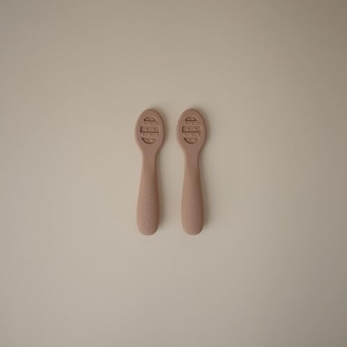 Mushie Silicone Feeding Spoons