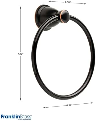 Compact Oil-Rubbed Bronze Towel Holder for Bathroom Kitchen