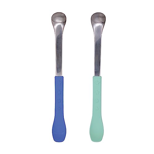 Nuby 2-in-1 Hot Safe Feeding Spoons for Babies 6 Months