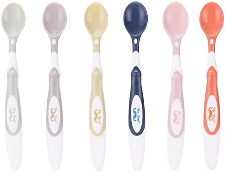 Mr Pen Baby Spoons 6-Pack Soft-Tip Silicone