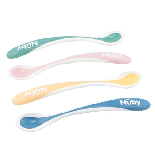 Nuby Safe Feeding Spoons 4 Count