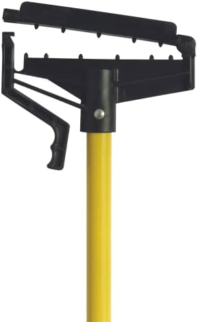 Brightly Mopped Profi-Robust Quick Change Mop Stick with Fiberglass Handle Yellow