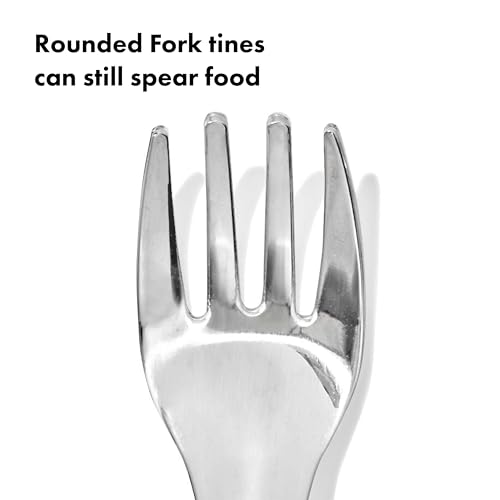 OXO Tot On-The-Go - Compact Blossom Flatware Set for Little Hands