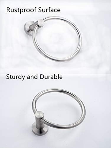 Stainless Steel Towel Ring Brushed Nickel