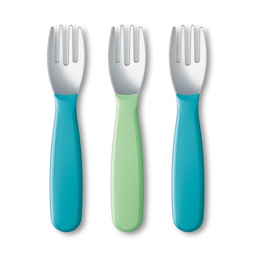 Gotcha Nuk Kiddy Cutlery Forks Safe and Durable for Toddlers
