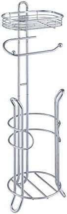 Sturdy Toilet Paper Holder with Chrome Finish