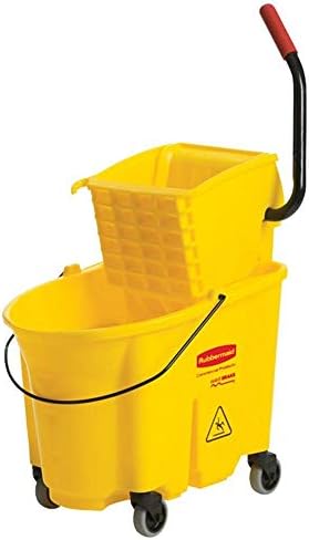 Rubbermaid WaveBrake 20 - 35 qt Yellow Mop Bucket