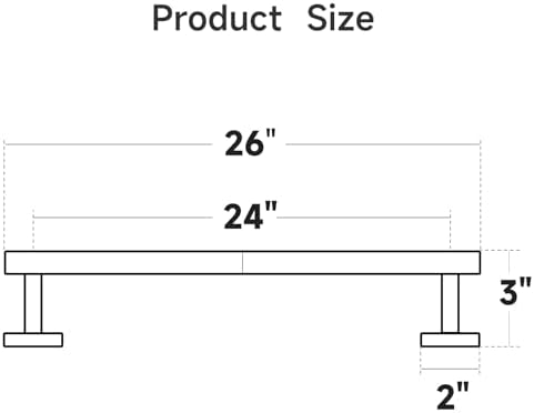 Matte Black Towel Bar