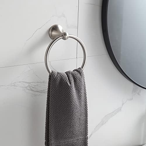 BGL 4-Piece Bathroom Hardware Set with Towel Bar and Robe Hook