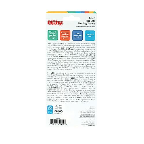 Nuby Safe Feeding Spoons 2-Pack