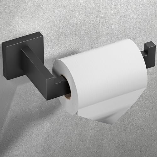 HITSLAM Matte Black Toilet Paper Holder