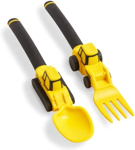 Construction-Themed Toddler Flatware Set
