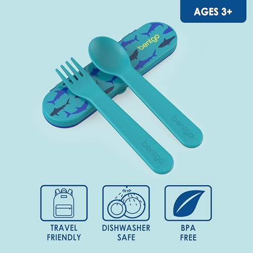 Bentgo Kids Reusable Set Fun for Lunch More
