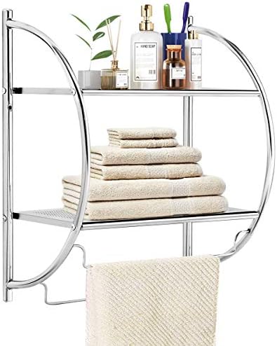 Wall-Mounted Chrome Shed Organizer
