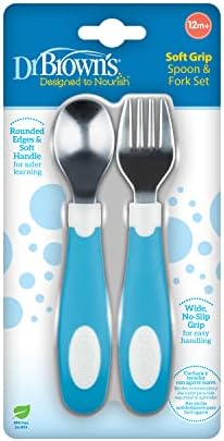 Dr Browns Soft-Grip Baby Spoon Fork Set