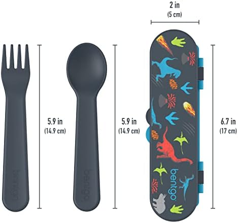 Bentgo Dinosaur Kids Utensil Set