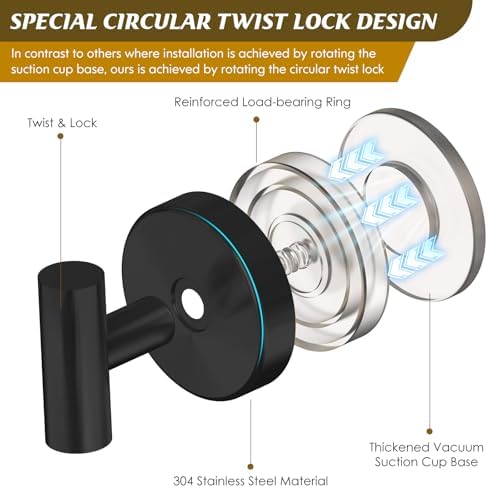 Premium Suction Cup Hooks for Showers More
