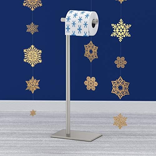 Gatco 1431SN 2225 Satin Nickel Freestanding Toilet Paper Holder