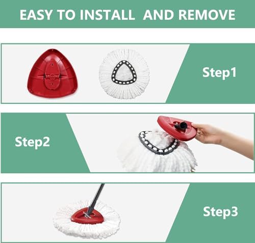 Deep Cleaning Design - Isquene 5-Pack Mop Replaceable Heads