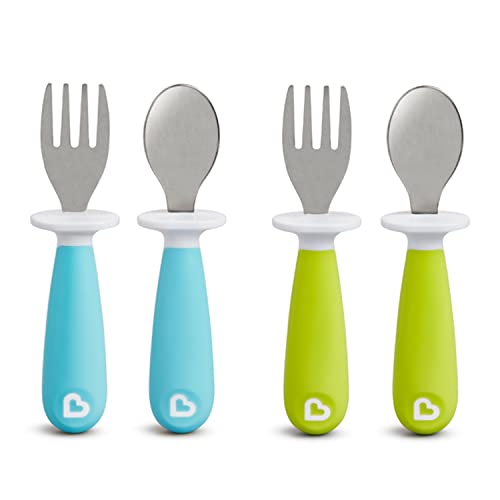 Munchkin Toddler Flatware Set Ergonomic BPA-Free for Ages 12 Months
