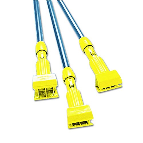 Rubbermaid Commercial H24600 Fiberglass Gripper Mop Handle GrayYellow