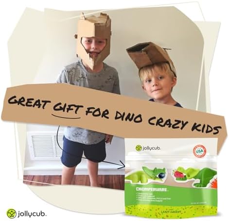 JollyCub Dino ChomperKids Utensil Set