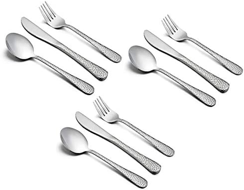 HaWare 9-Piece Toddler Kids Silverware Flatware Set