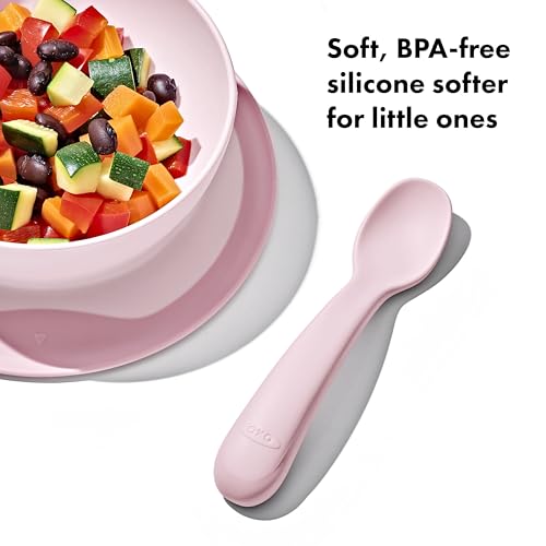 OXO Tot Silicone Spoons 2-Pack Blossom Opal