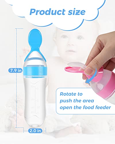 3 Pack Baby Silicone Feeder Set