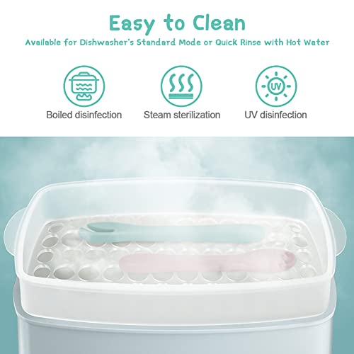 Vicloon Silicone Baby Spoon Set for Weaning