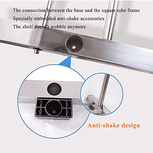 Sturdy Standing Broom and Mop Holder with Durable Steel Drip Tray