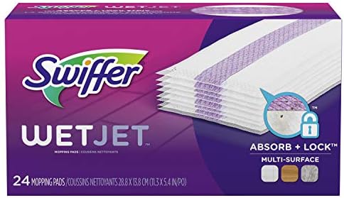 Swiffer WetJet Refill Pad for Hardwood Floors multi-surface bathroom cleaning