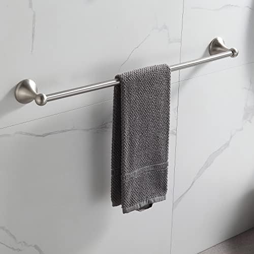 BGL 4-Piece Bathroom Hardware Set with Towel Bar and Robe Hook