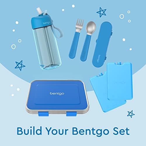 Bentgo Kids Stainless Steel Utensil Set - Reusable for School Travel