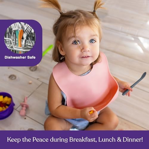 Pastel1 silicone baby spoon set