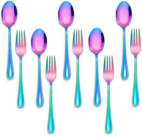 Perfect for Kids E-far Rainbow Toddler Utensils Set