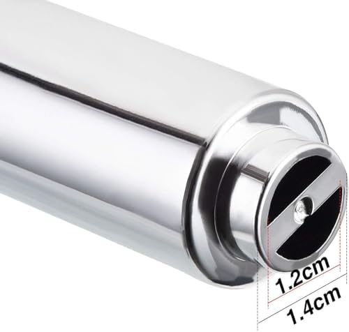 TuoxinEM 2-Piece Chrome Toilet Paper Holder Rollers with Spring Action