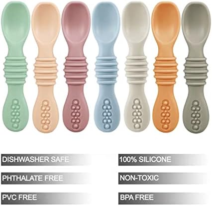 PandaEar 7-Piece Baby Led Weaning Spoons
