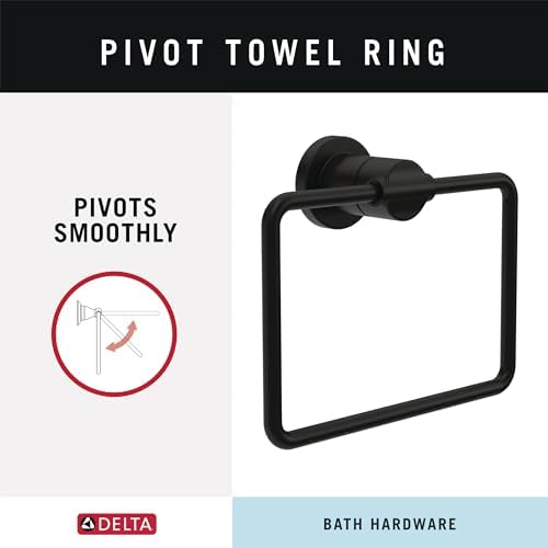 Delta Nicoli 4-Piece Bathroom Set Matte Black