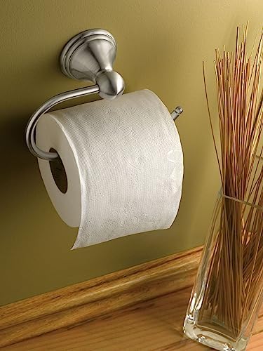 Moen Preston Collection Spot Resist Brushed Nickel Toilet Paper Holder Wall-Mounted Durable