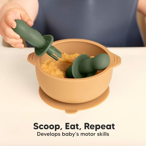 4-pack Silicone Baby Set for Feeding