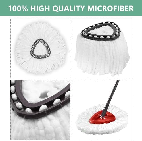 Deep Cleaning Design - Isquene 5-Pack Mop Replaceable Heads