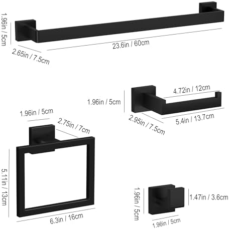 Essential 10-Piece Washroom Accessories Set