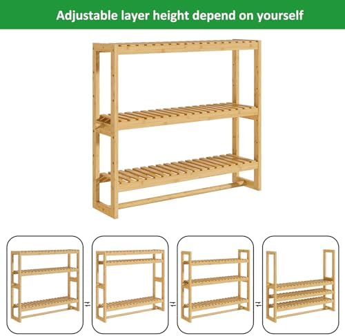 RRX Adjustable Bathroom Organizing Shelf Beige