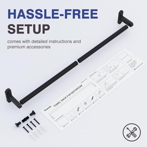 Reliable 24 Rust-Resistant Towel Bar for Bathroom Beyond