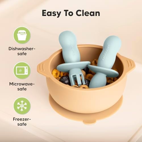 KeaBabies Baby Self-Feeding Set