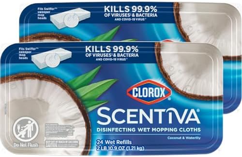 Clorox Scentiva disinfecting wet mop pad